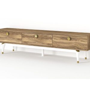 Comoda TV Tera Home, Cronos, PAL melaminat, 180x30x43 cm - Tera Home, Maro