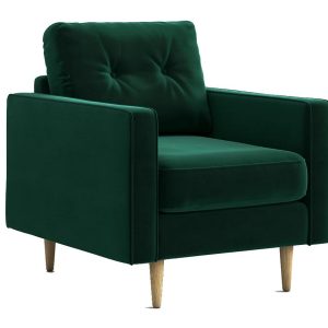 Fotoliu Optisofa, Esme Riviera Green, verde, 84x76x86 cm - Optisofa, Verde