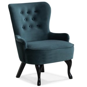Fotoliu Kalatzerka, diYana Soft Bluegreen 3H, bleumarin, 59x58x84 cm - Kalatzerka, Albastru