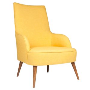 Fotoliu Ze10 Design, Nathanial Yellow, galben, 89x69x107 cm - Ze10 Design, Galben & Auriu