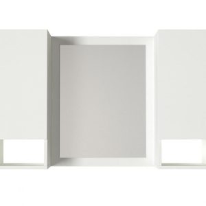 Dulap pentru baie Furny Home, PAL melaminat, 119x21x76 cm - Furny Home, Alb