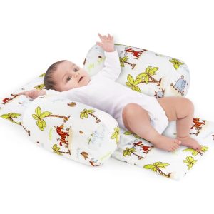Saltea de joaca cu protectie laterala Somnart, Junglebumbac - SomnArt, Multicolor