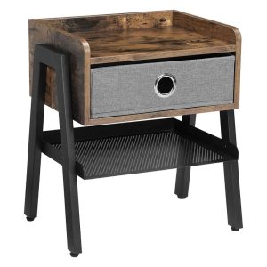 Noptiera Vasagle, Sleepy, PAL, 46x35x53 cm, maro rustic - VASAGLE, Maro