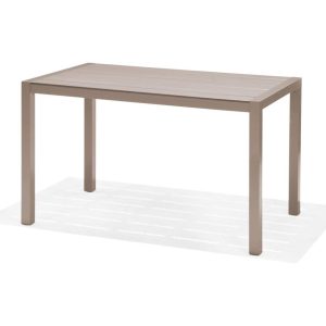 Masa de bar pentru exterior Lifestylegarden, Morella Range, aluminiu, 150x88x95 cm, gri inchis - LifestyleGarden, Gri & Argintiu
