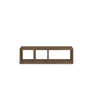 Comodă TV cu aspect de lemn de nuc TemaHome Berlin, 150x45 cm