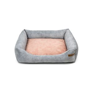 Pat roz-gri deschis pentru câini 55x65 cm SoftBED Eco S – Rexproduct